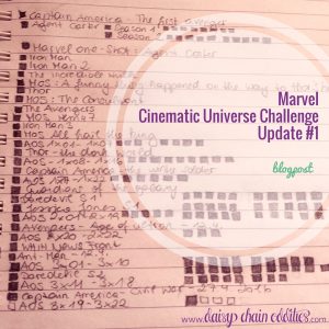 Marvel Cinematic Universe Challenge Update #1