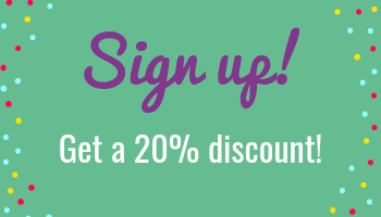 Sign up and get a 20% discount!